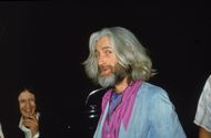 John Drew Barrymore With Future Wife Ildiko Jaid - Source: Getty